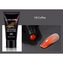 Поли Гел A-NAIL 30ml 009 Кафе
